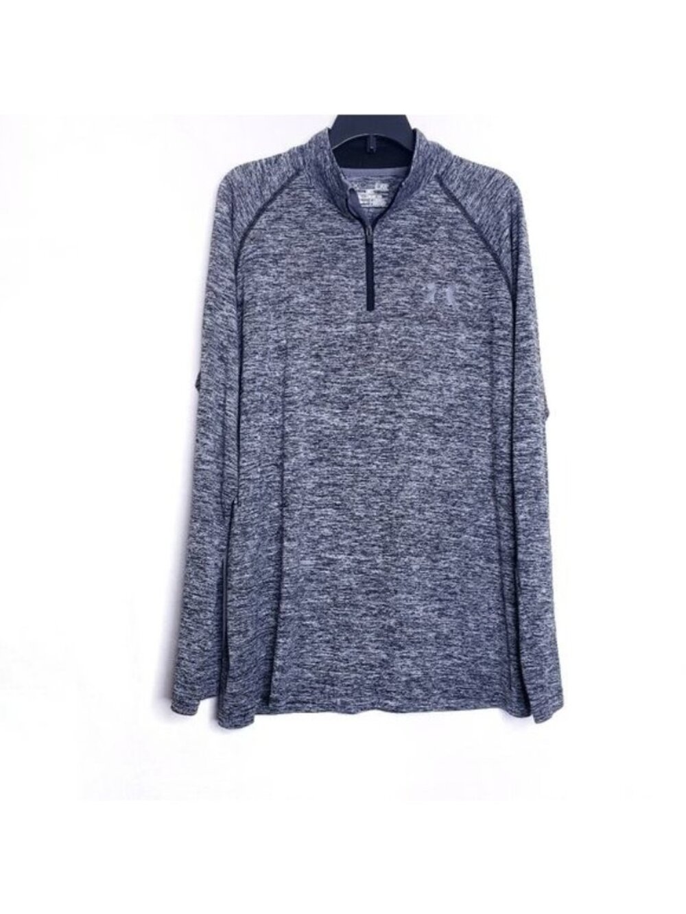 Under Armour Gray Loose Fit Heat Gear Quarter Zip Pullover Women's Size Small